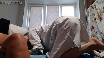 Two nurses pleasure a patient with foot fetish and nipple play