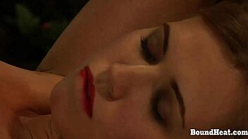 Naughty Oiled Lesbian Madame Moans From Massage And Orgasms