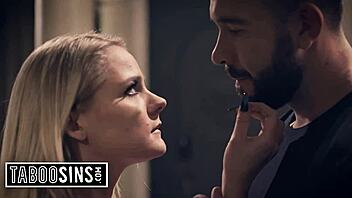 homeless blonde slut seduces married man into fucking her raw