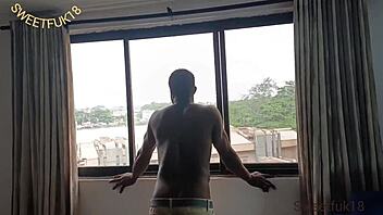 sexy neighbor wants deep outdoor action