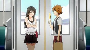 Kotegawa reaches orgasm on train with toy