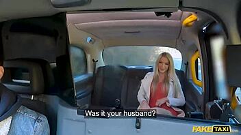 fake taxi big tits british milf miss sally cheating in public with big dick