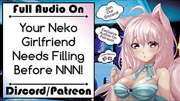 Exclusive hentai girlfriend orgasms in silky solo session