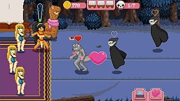 Cartoon porn game: Sexy Saturdays with real amateurs