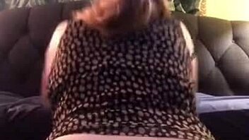 HD video of a fat amateur babe riding a huge dildo