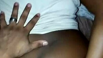 Amateur late night sex with step sister and brother: Big ass, deepthroat and tit play