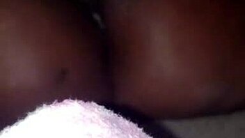 Creamy black pussy gushing in hardcore action
