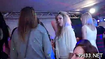 Amateur whores get wet and wild in a hardcore group sex session