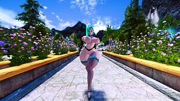 Big tits and ass in high definition cartoon porn