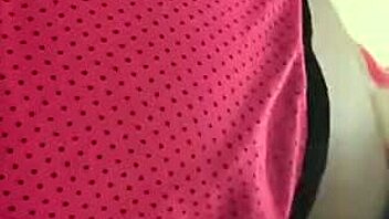 Handjob and farting action with a petite black amateur