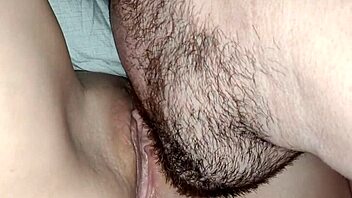 Hot MILF with hairless pussy gets her pussy licked and eaten